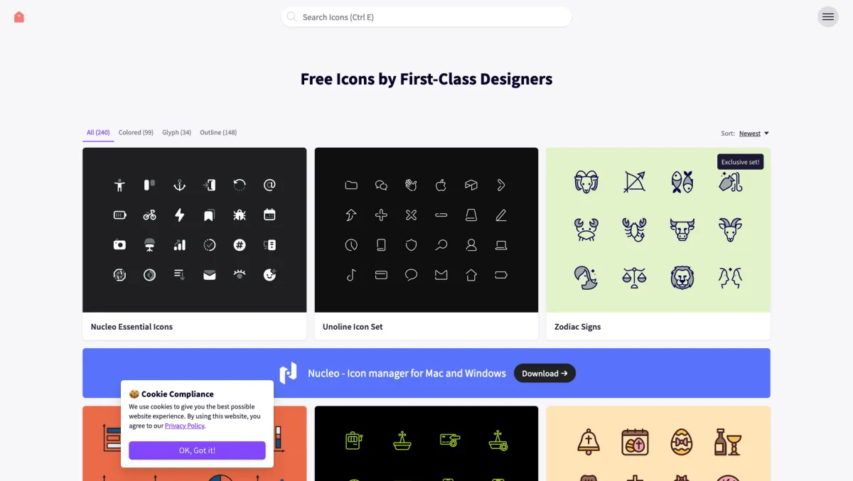 Interface IconStore : fonctionnalités, prix, alternatives
