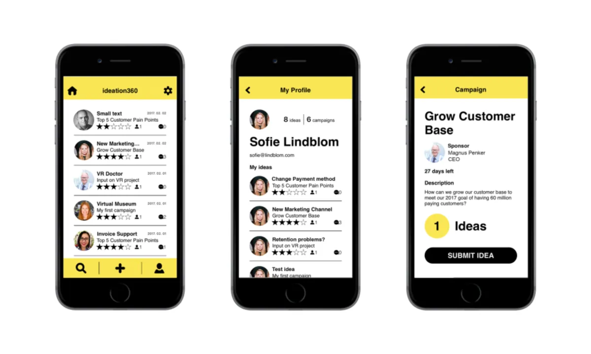 Notre avis sur Ideation360 : un logiciel de brainstorming (idéation / gestion des innovations) à découvrir