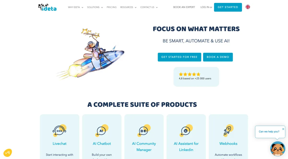 Interface Ideta : image, ergonomie, alternatives