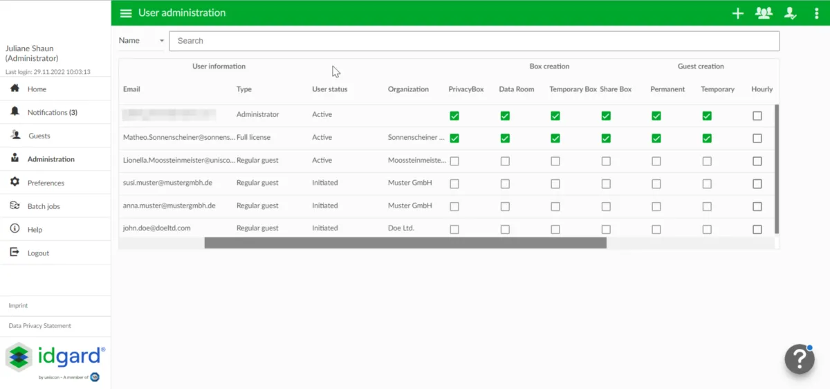 Interface idgard: fonctionnalités, prix, alternatives