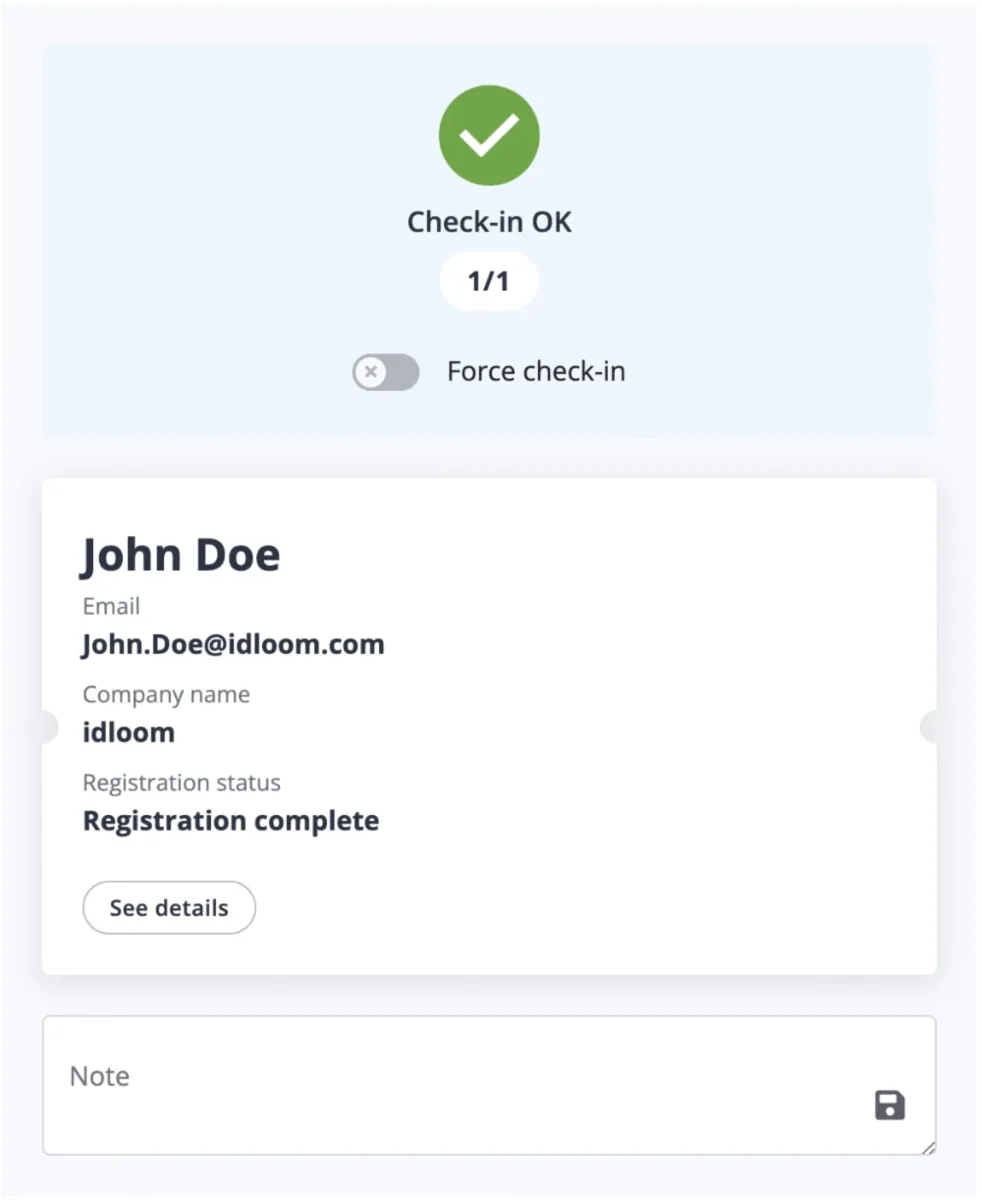 Interface idloom-events: fonctionnalités, prix, alternatives