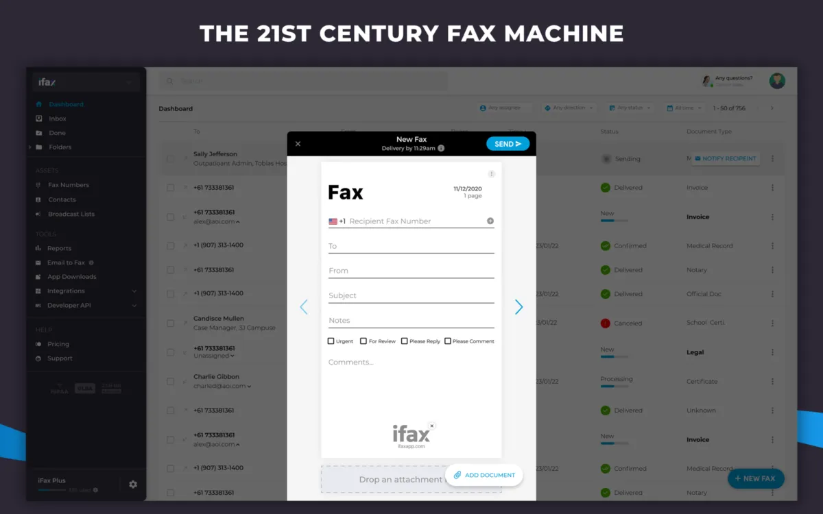 Interface iFax: fonctionnalités, prix, alternatives Interface iFax: fonctionnalités, prix, alternatives