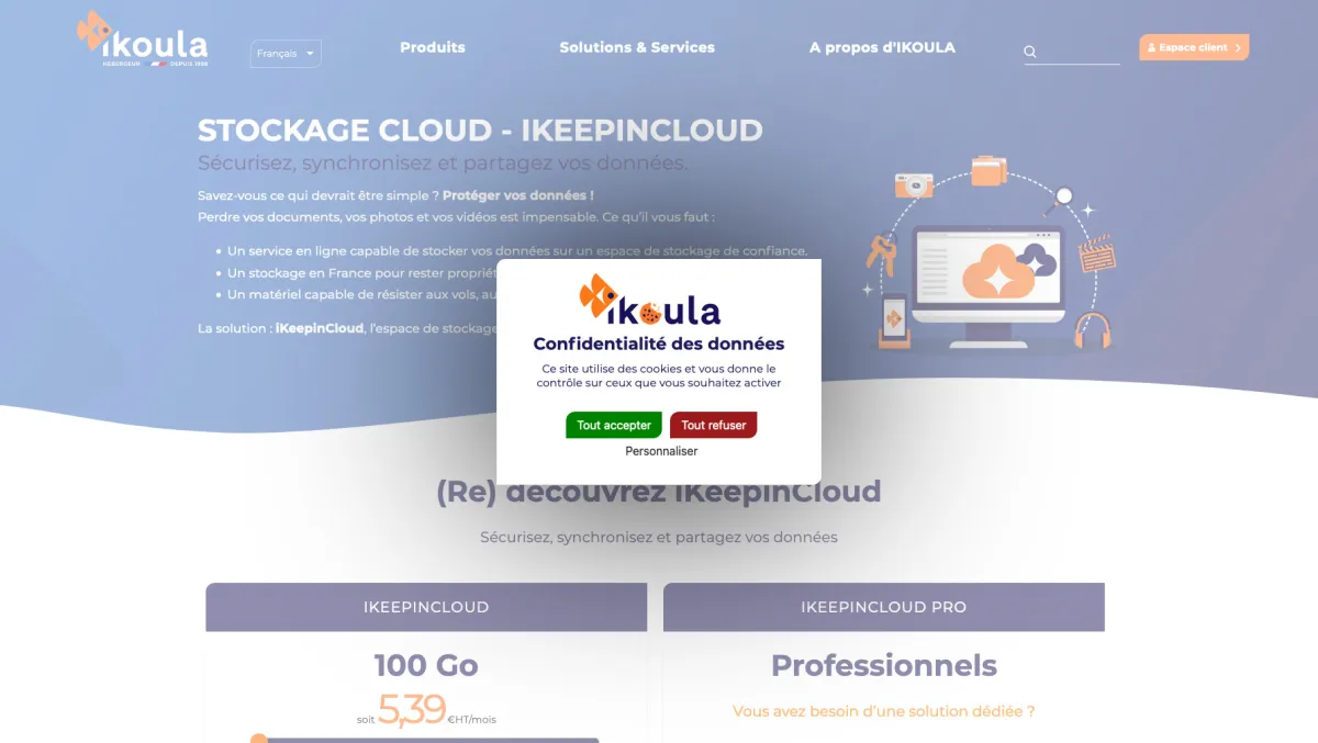 Interface Ikoula Serveur Dédié : image, ergonomie, alternatives