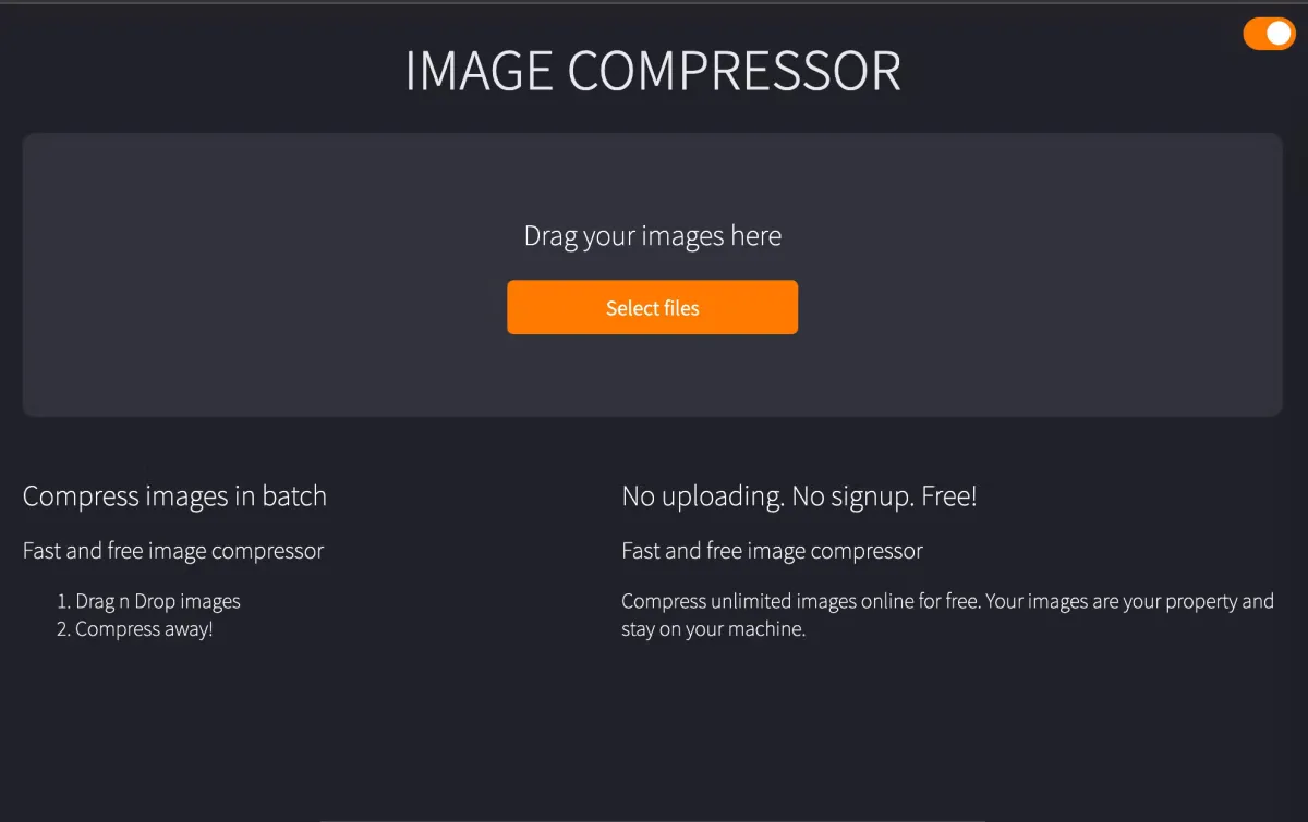 Notre avis sur Image Compressor : un logiciel d'optimisation d'images à découvrir