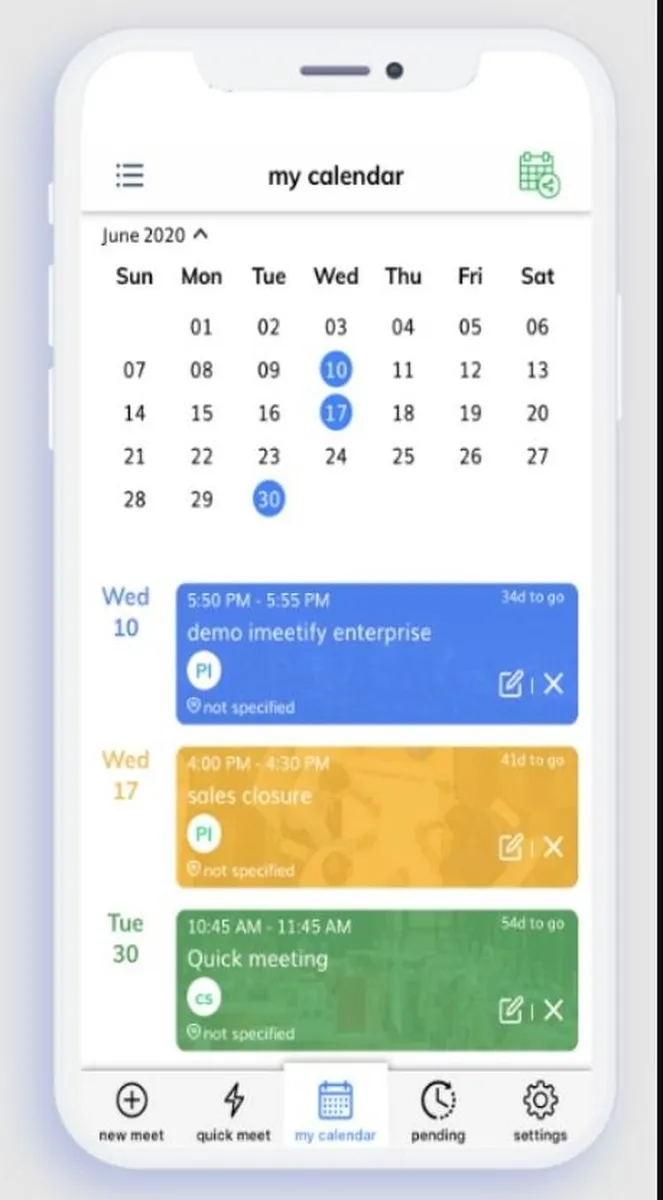 Notre avis sur imeetify : un logiciel de planning à découvrir