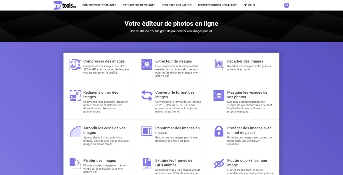 Notre avis sur Imgtools.co : un logiciel d'optimisation d'images à découvrir