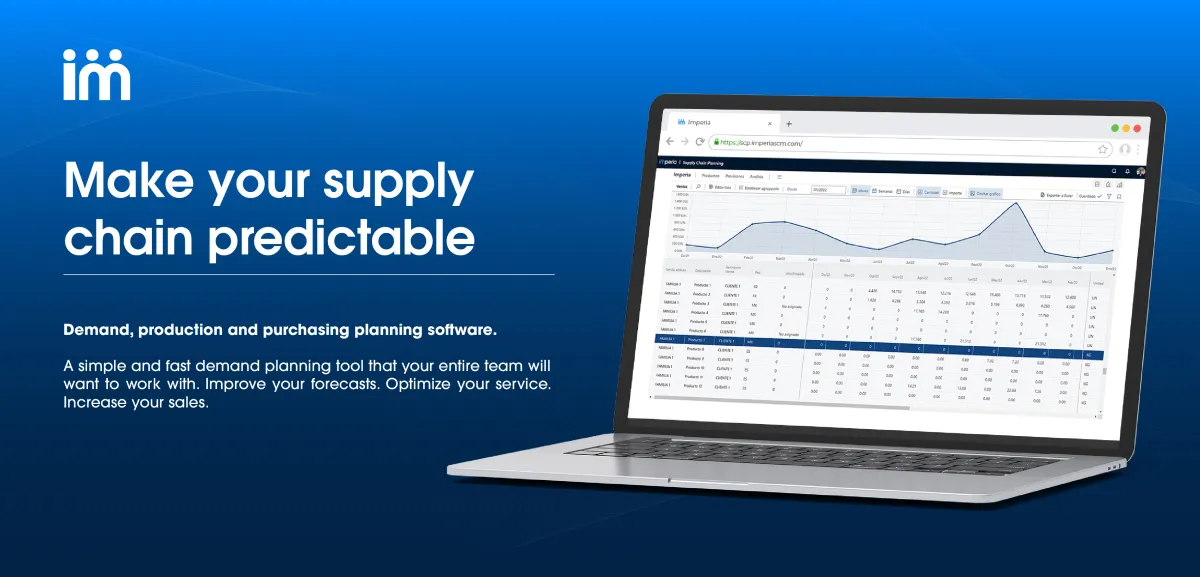 Notre avis sur Imperia : un logiciel supply chain (SCM: gestion de la chaine logistique) à découvrir