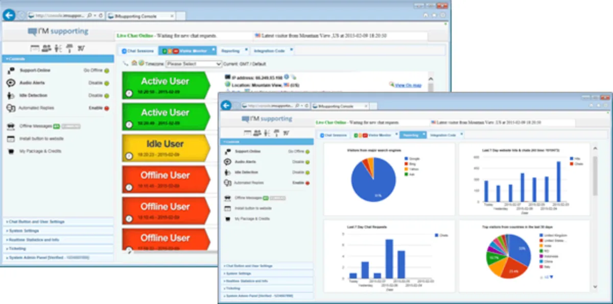 Notre avis sur IMsupporting : un logiciel de live chat à découvrir