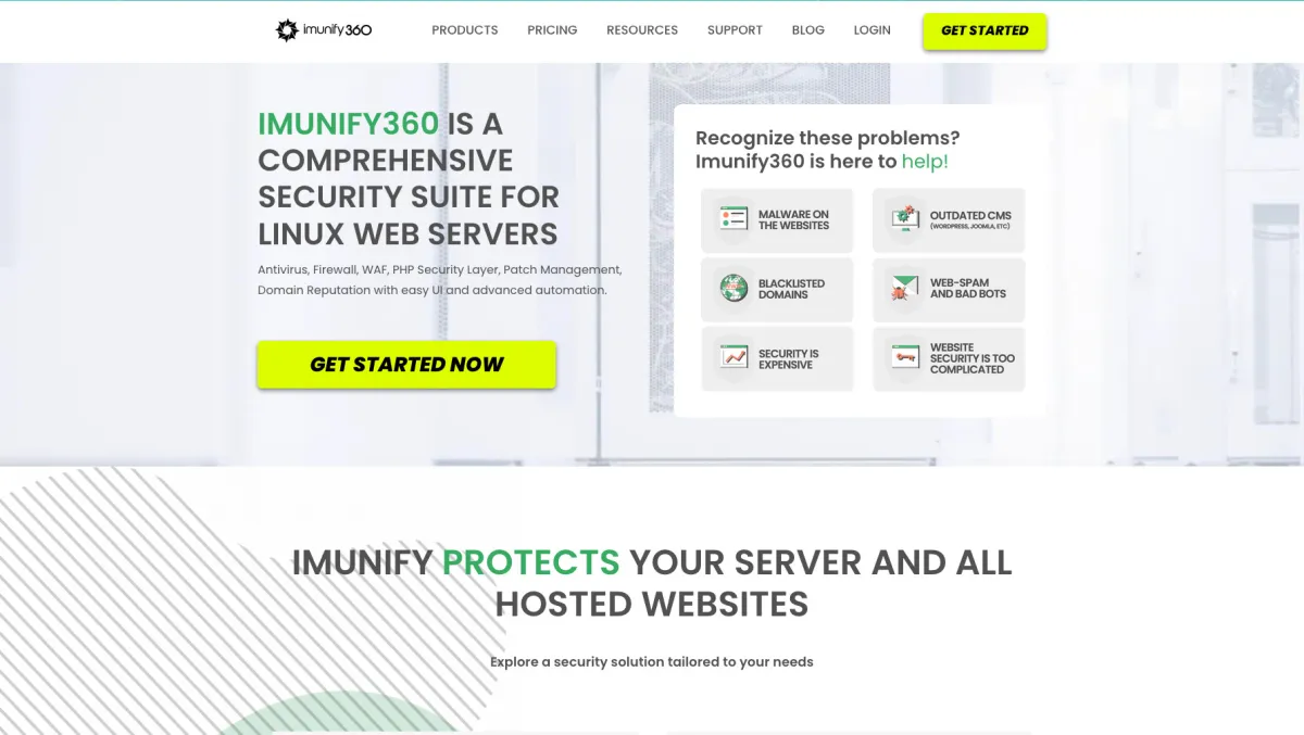 Interface Imunify360 : fonctionnalités, prix, alternatives Interface Imunify360 : fonctionnalités, prix, alternatives