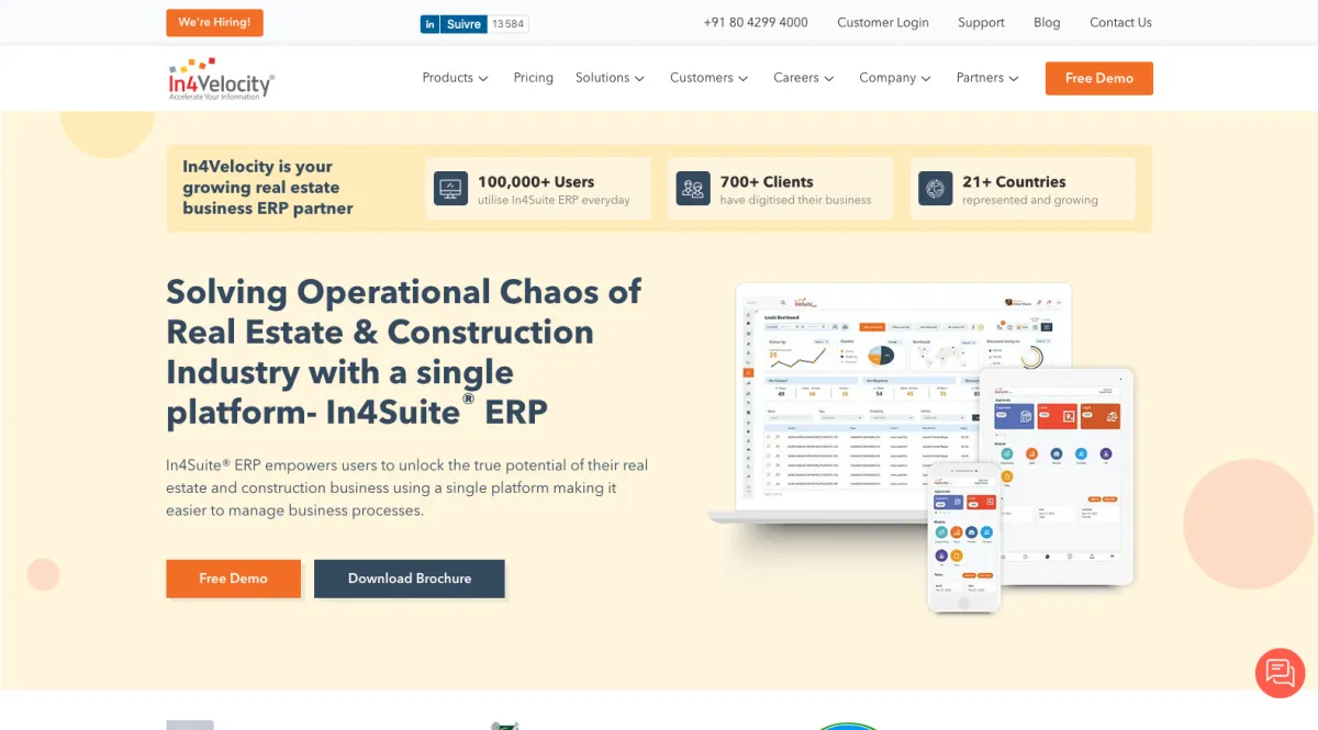 Interface In4Suite : fonctionnalités, prix, alternatives