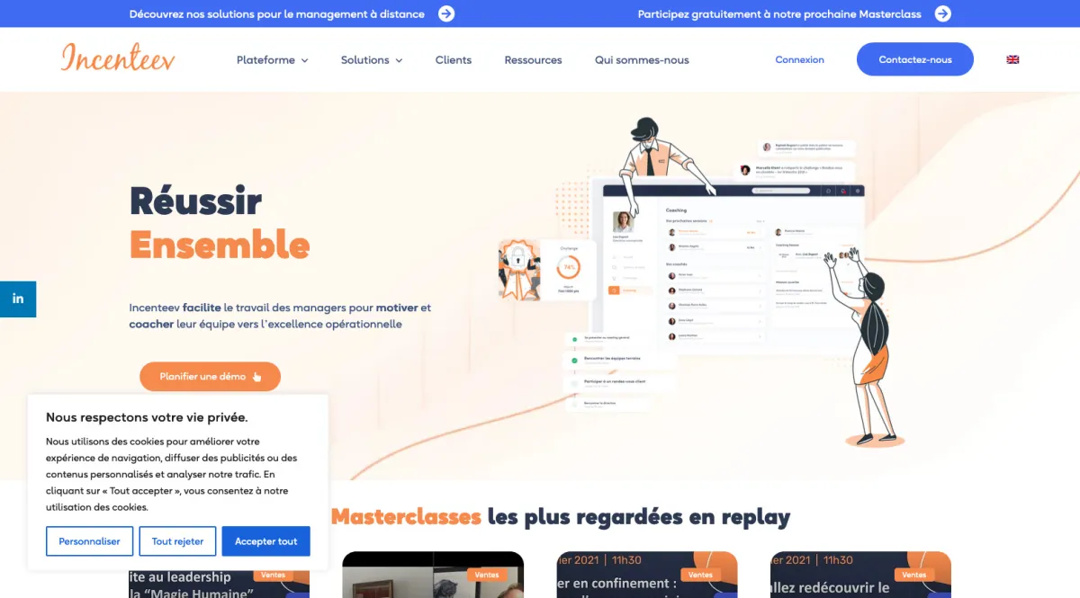 Incenteev: avis sur le logiciel de réseau social d'entreprise (RSE): fonctionnalités, avantages, inconvénients et tarifs Incenteev: avis sur le logiciel de réseau social d'entreprise (RSE): fonctionnalités, avantages, inconvénients et tarifs