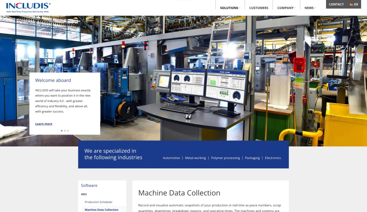 Notre avis sur Includis Mdc : un logiciel MES (exécution de la fabrication) à découvrir Notre avis sur Includis Mdc : un logiciel MES (exécution de la fabrication) à découvrir