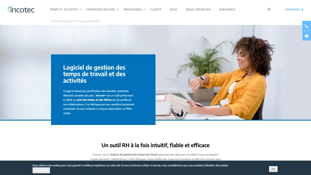 Interface Incovar : fonctionnalités, prix, alternatives