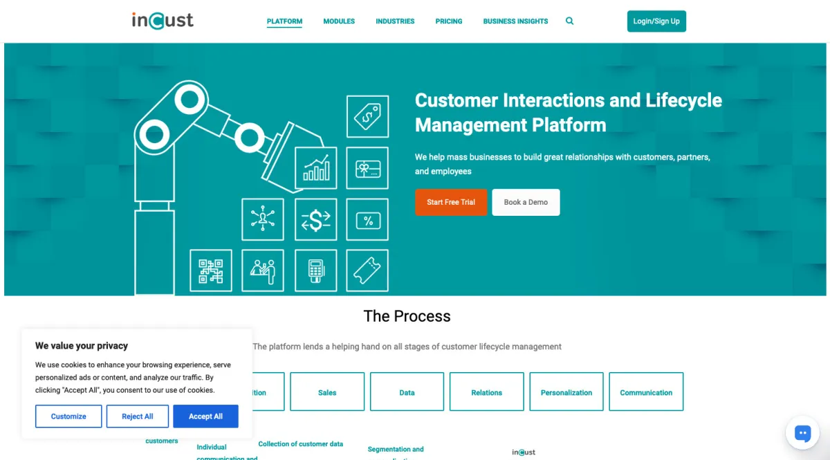 Interface inCust : image, ergonomie, alternatives Interface inCust : image, ergonomie, alternatives