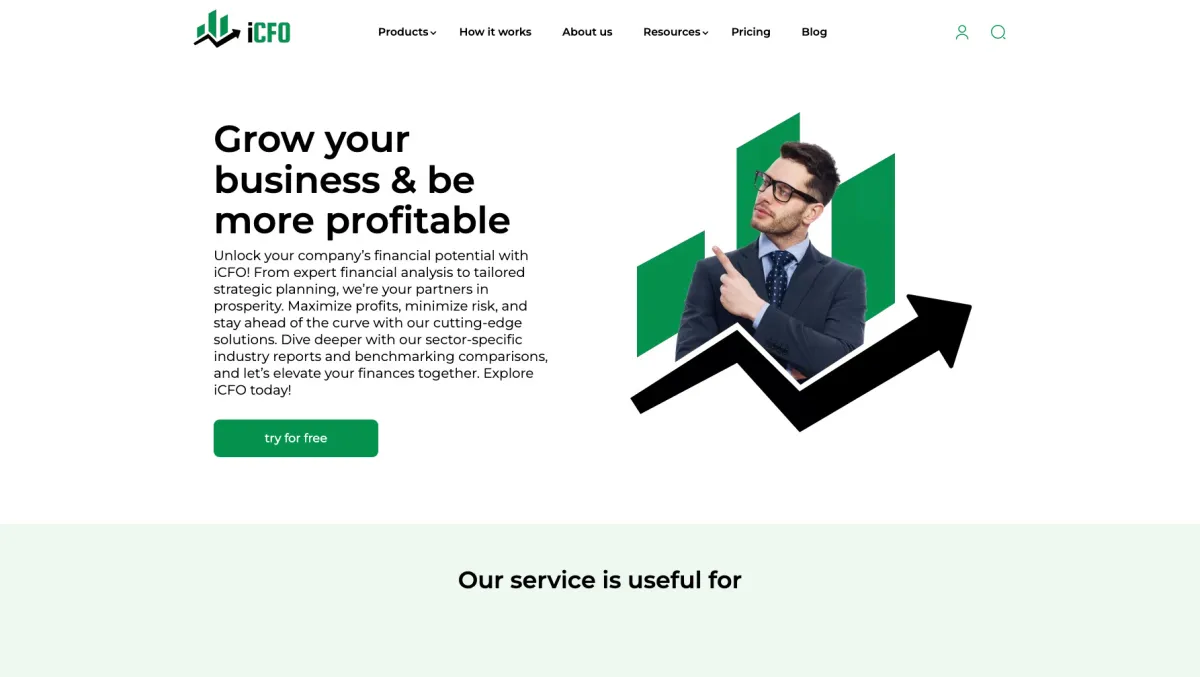 Interface IndustriusCFO : fonctionnalités, prix, alternatives