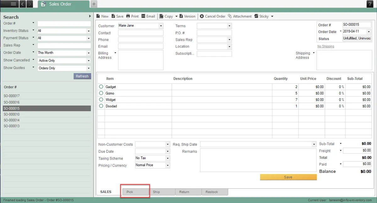 Carta inFlow Inventory est un logiciel de gestion des stocks et de l'inventaire très réputé en entreprise car il dispose de nombreuses fonctionnalités et intégrations tierces 