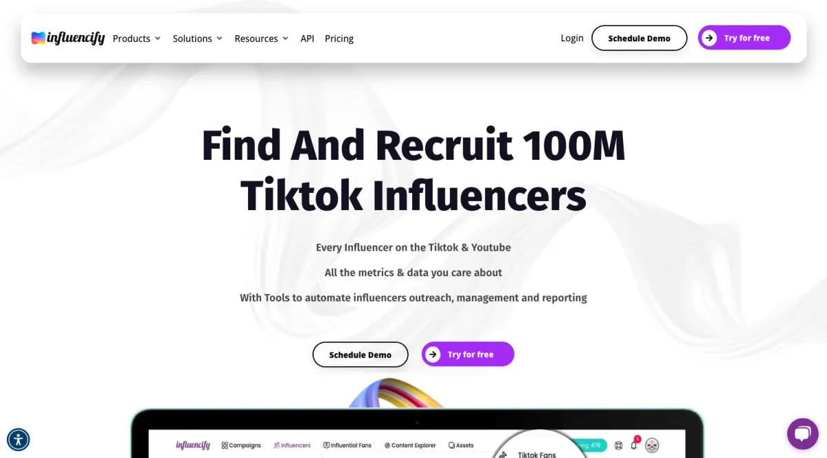 Interface Influencify : fonctionnalités, prix, alternatives