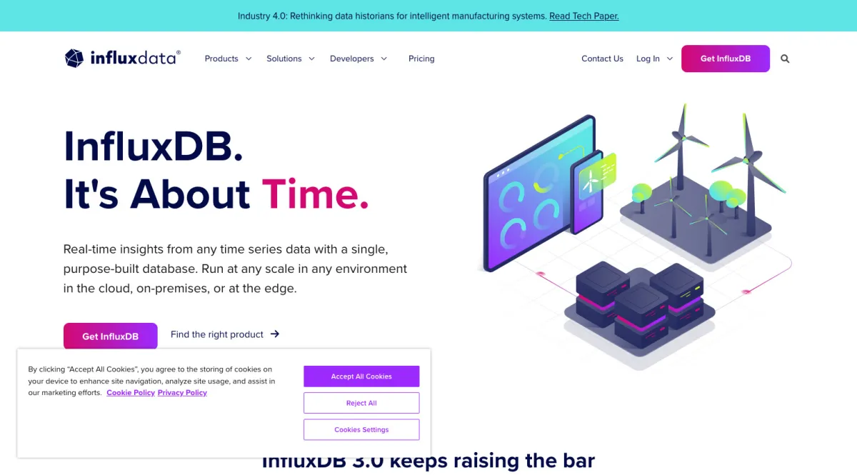 Interface InfluxData : fonctionnalités, prix, alternatives