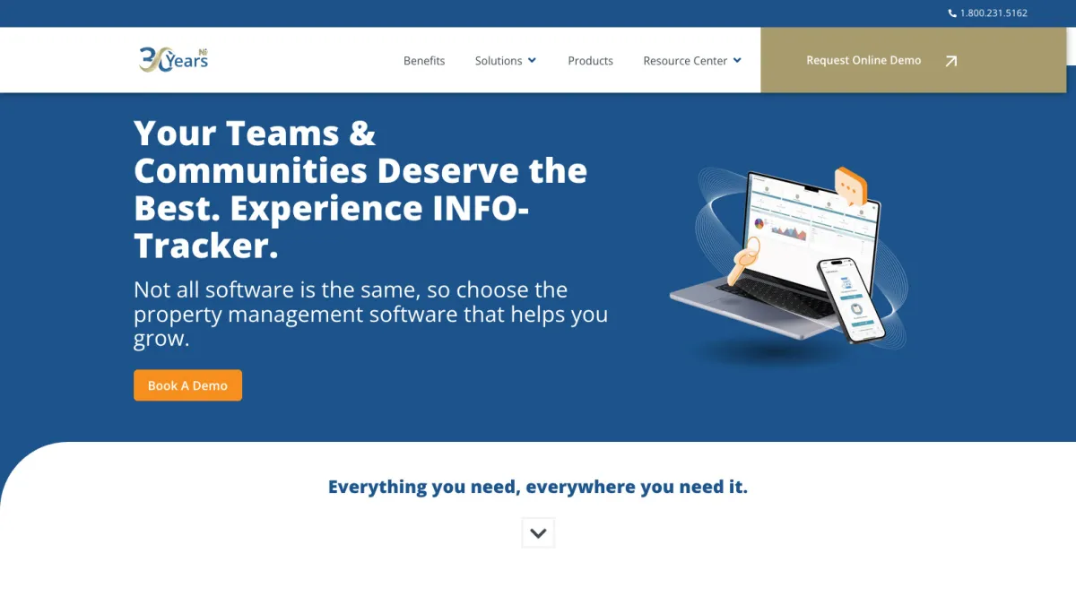 Interface INFO-Tracker : fonctionnalités, prix, alternatives