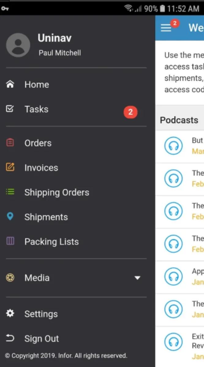 Interface Infor Nexus: fonctionnalités, prix, alternatives