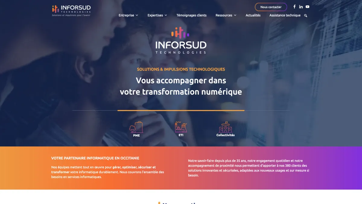 Interface INFORSUD TECHNOLOGIES : fonctionnalités, prix, alternatives