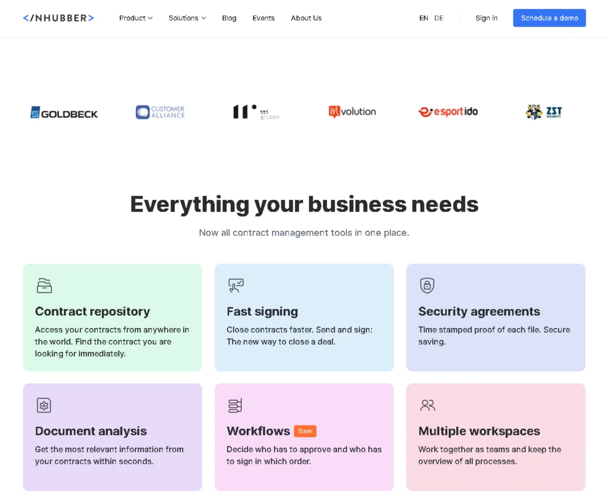 Interface INHUBBER: fonctionnalités, prix, alternatives Interface INHUBBER: fonctionnalités, prix, alternatives