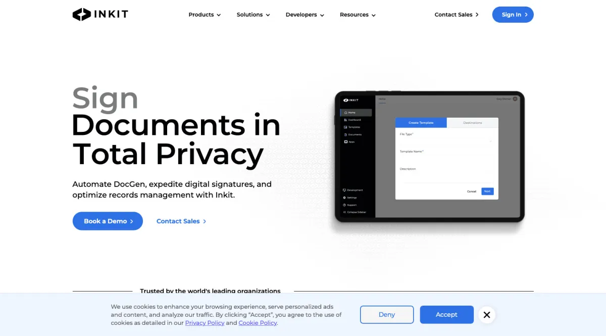 Interface Inkit : fonctionnalités, prix, alternatives