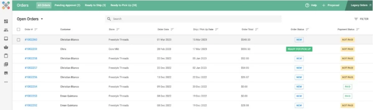 Interface InkSoft: fonctionnalités, prix, alternatives