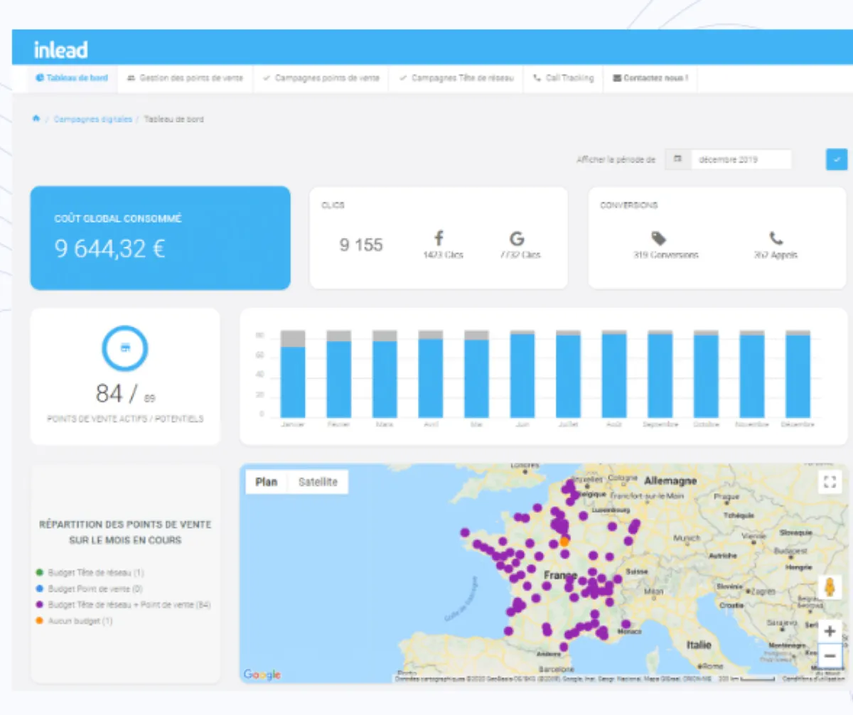 Notre avis sur Inlead : un logiciel de référencement local (local SEO) à découvrir
