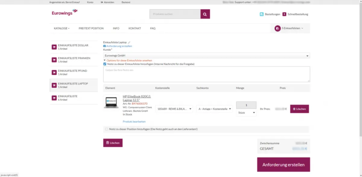 Interface InOrder: fonctionnalités, prix, alternatives