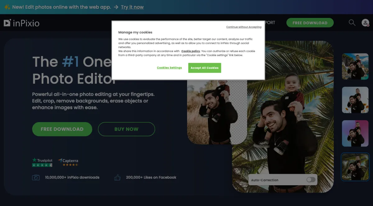 InPixio Photo Clip: avis sur le logiciel de graphisme: fonctionnalités, avantages, inconvénients et tarifs