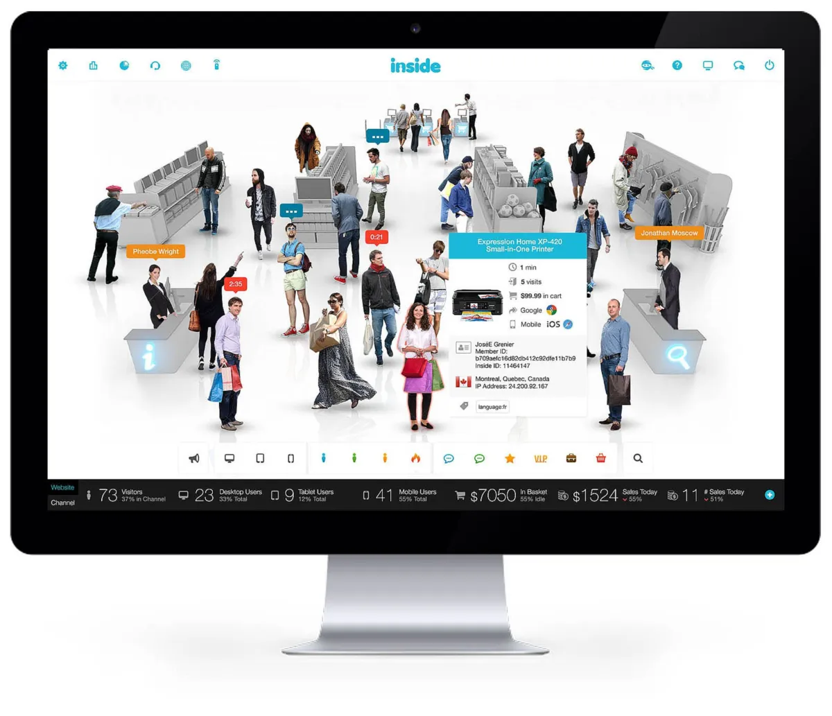 Interface Inside Powerfront: fonctionnalités, prix, alternatives