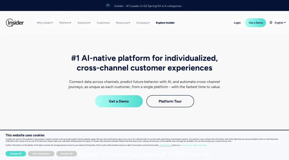 Insider: avis sur le logiciel d'A/B testing: fonctionnalités, avantages, inconvénients et tarifs Insider: avis sur le logiciel d'A/B testing: fonctionnalités, avantages, inconvénients et tarifs