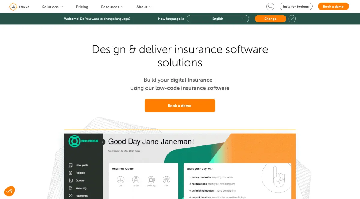 Interface Insly : image, ergonomie, alternatives Interface Insly : image, ergonomie, alternatives