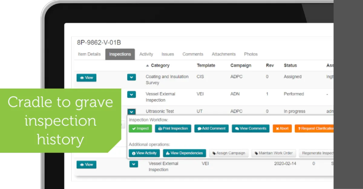 Interface Inspectivity: fonctionnalités, prix, alternatives