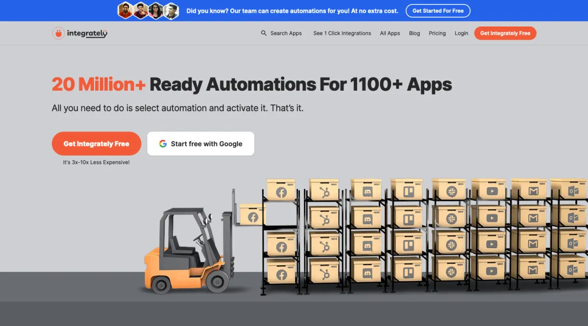 Notre avis sur Integrately : une plateforme iPaaS (integration platform as a service) à découvrir