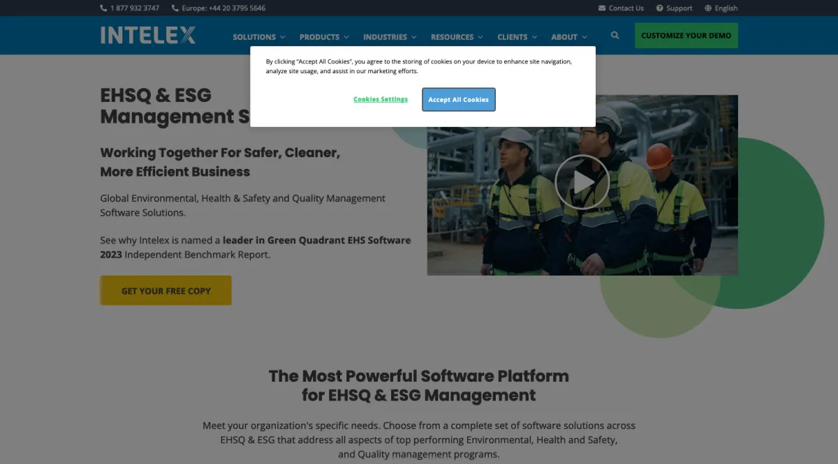 Notre avis sur Intelex Risk Management Software : un logiciel de gestion des risques à découvrir