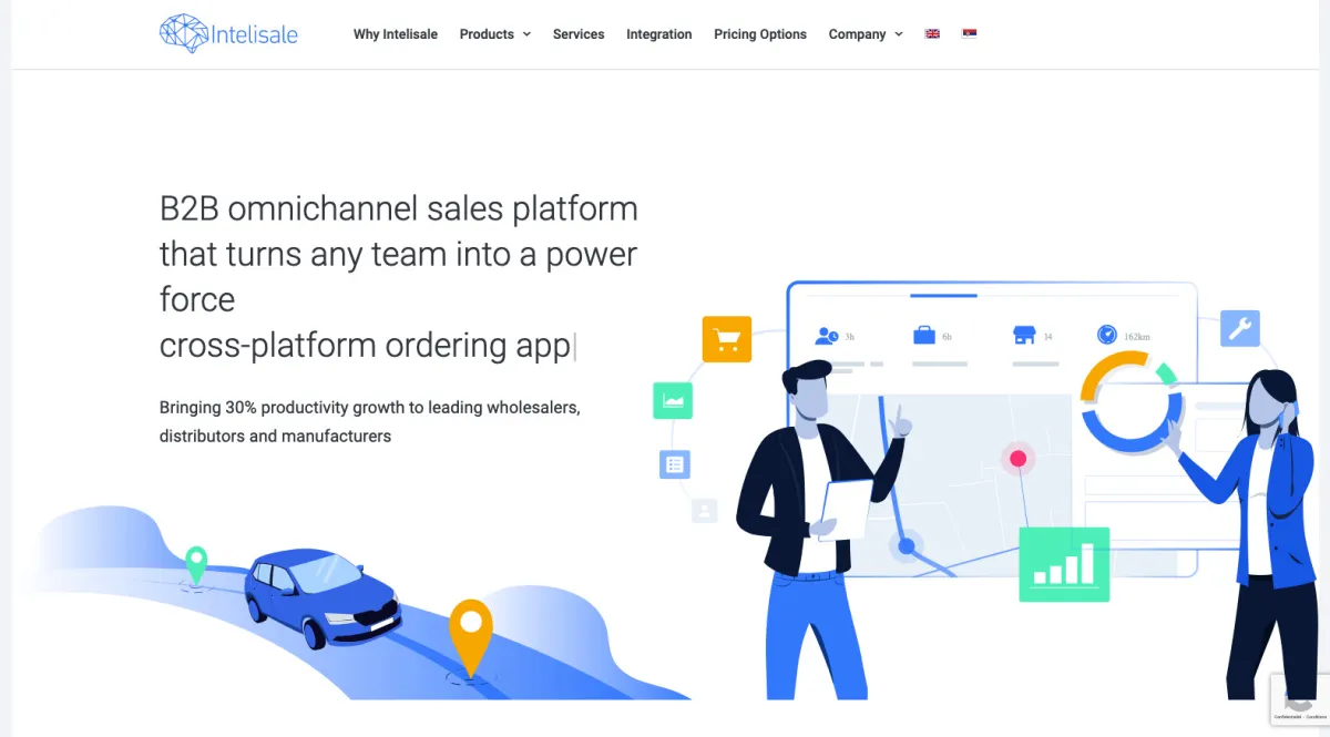 Interface Intelisale : fonctionnalités, prix, alternatives