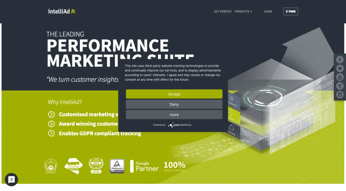 Interface Intelliad : fonctionnalités, prix, alternatives
