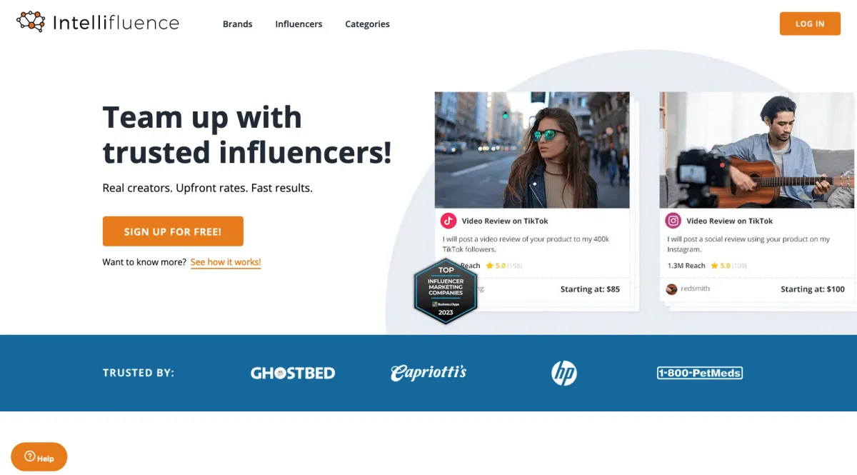 Interface Intellifluence : fonctionnalités, prix, alternatives