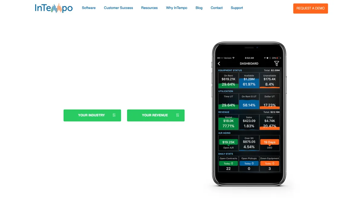 Interface InTempo : fonctionnalités, prix, alternatives