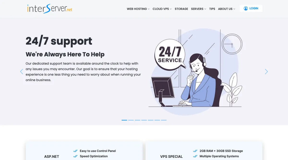 Interface InterServer : image, ergonomie, alternatives