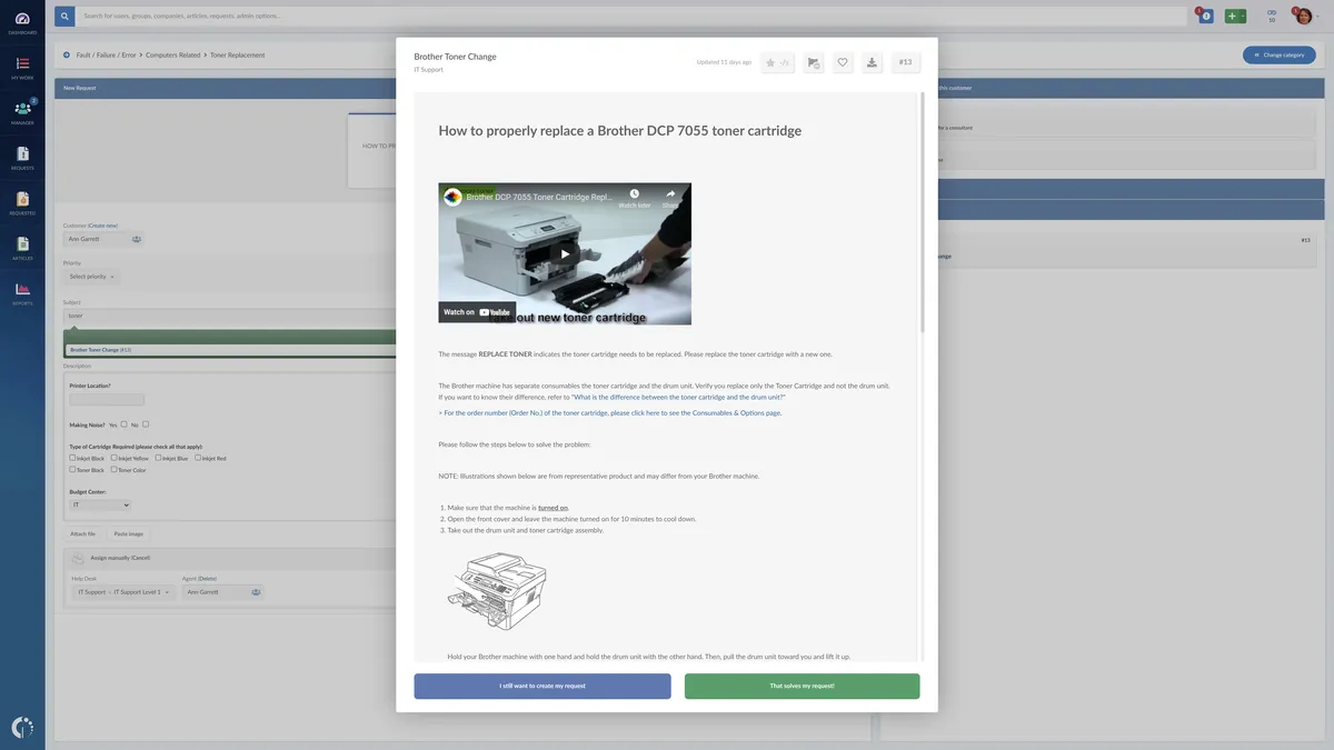 Notre avis sur InvGate Service Desk : un logiciel de service client (assistance / support / SAV) à découvrir