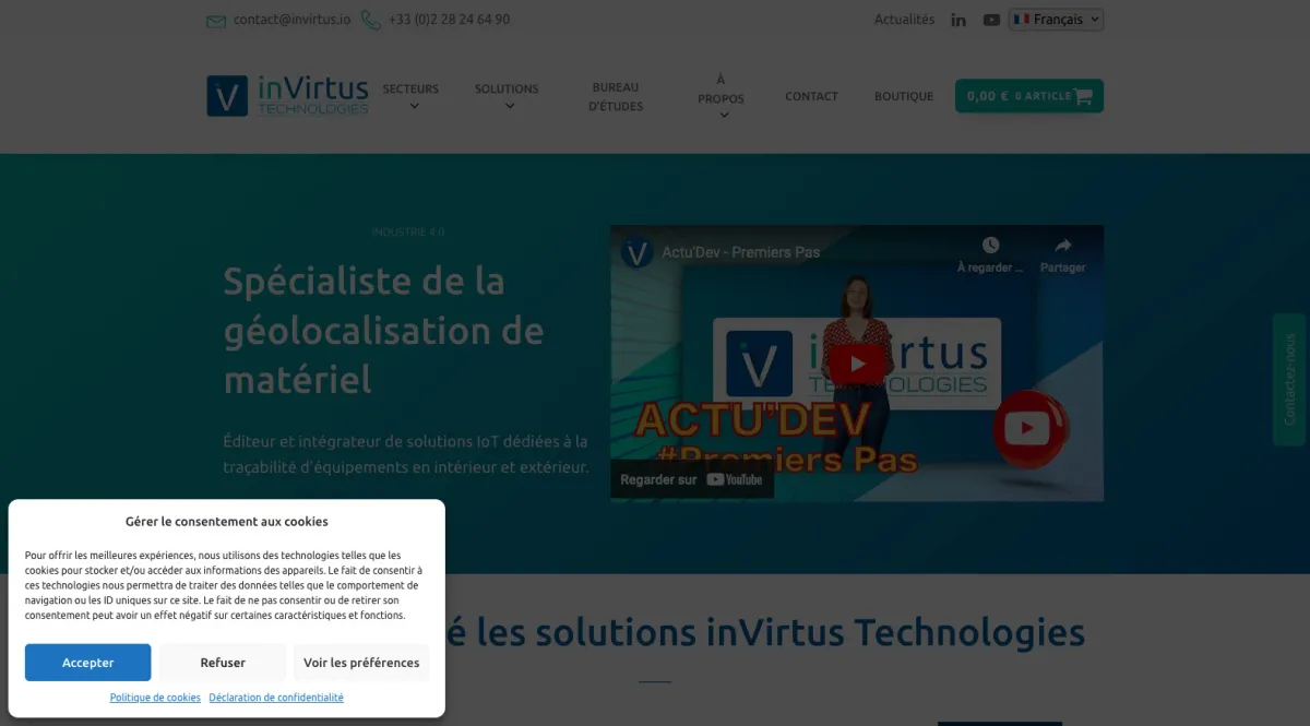 Interface InVirtus : fonctionnalités, prix, alternatives