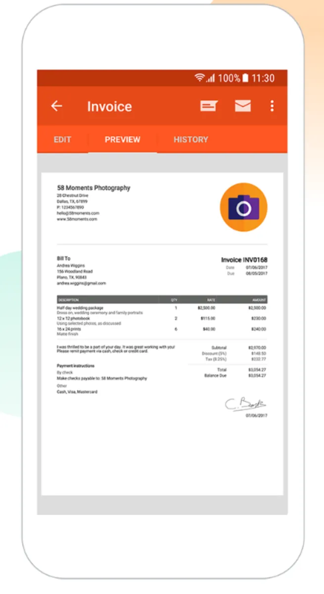 Interface Invoice Simple: image, ergonomie, alternatives Interface Invoice Simple: image, ergonomie, alternatives