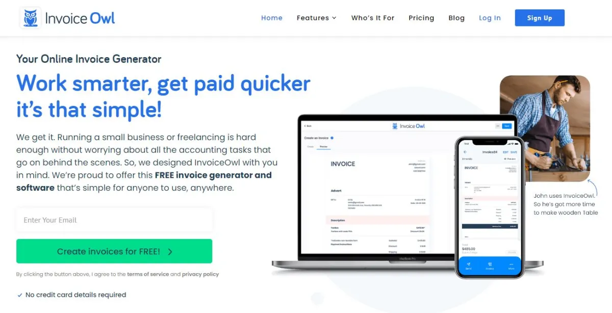 InvoiceOwl: avis sur le logiciel de comptabilité: fonctionnalités, avantages, inconvénients et tarifs