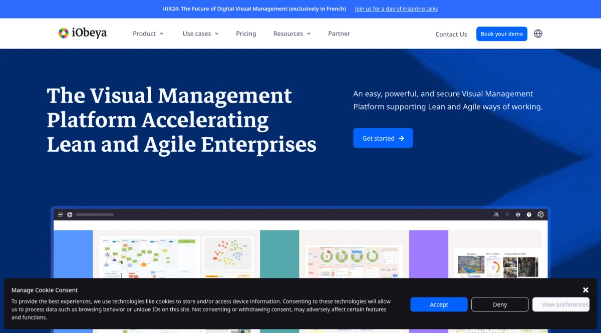Interface Iobeya : image, ergonomie, alternatives Interface Iobeya : image, ergonomie, alternatives