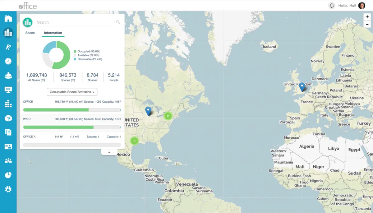 Interface iOffice: fonctionnalités, prix, alternatives
