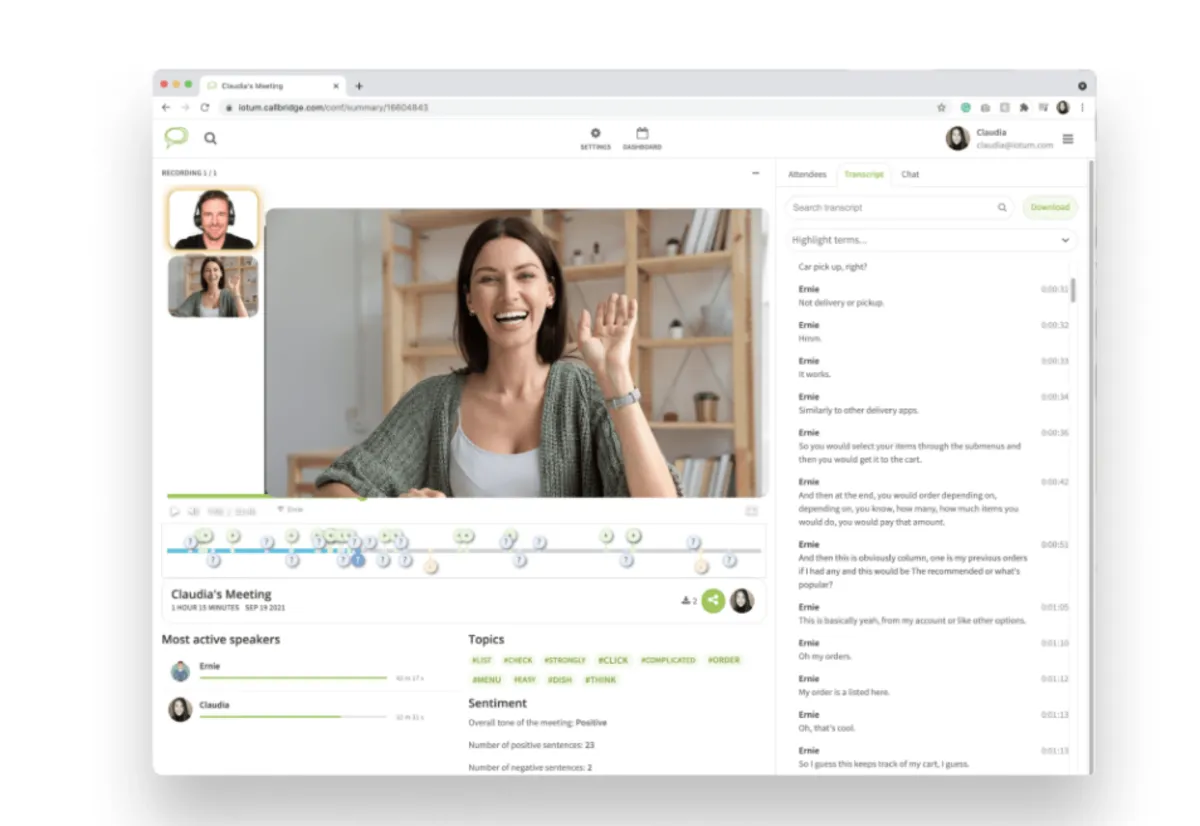 Interface iotum: fonctionnalités, prix, alternatives