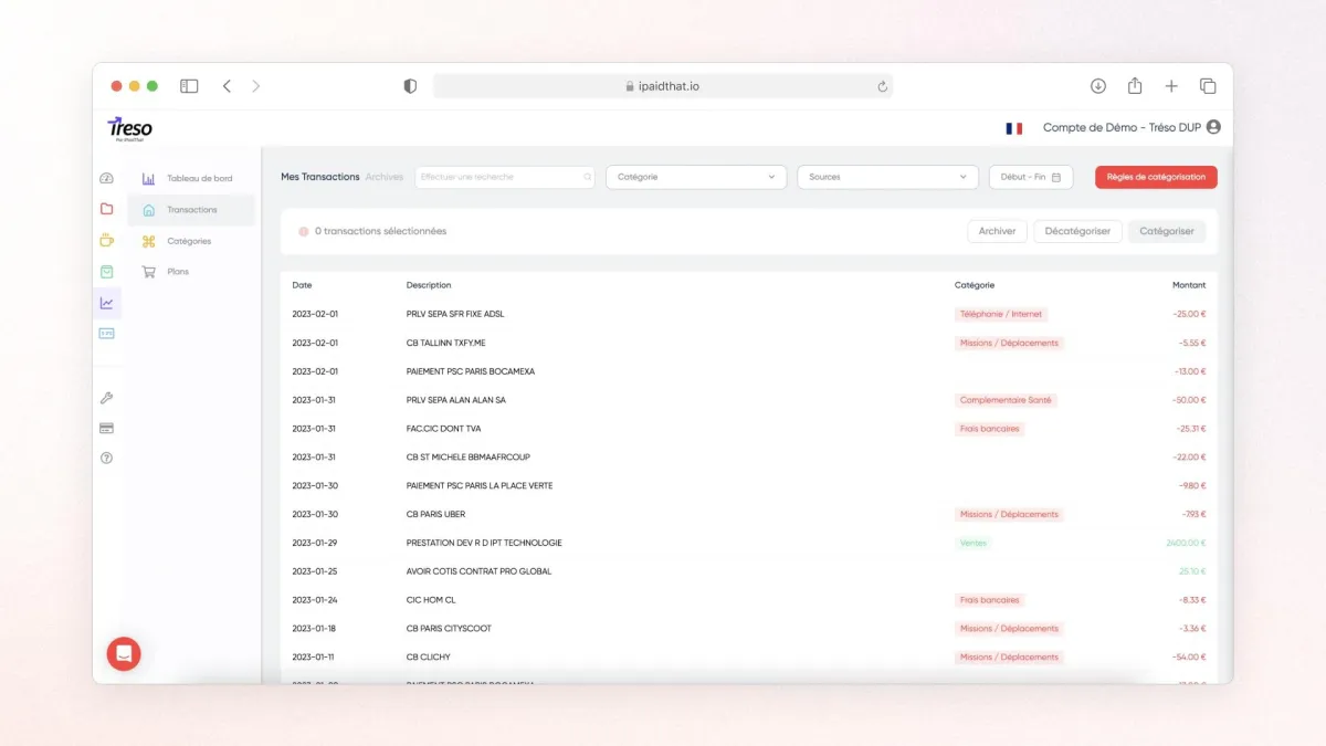 Notre avis sur iPaidThat - Trésorerie : un logiciel de trésorerie à découvrir Notre avis sur iPaidThat - Trésorerie : un logiciel de trésorerie à découvrir